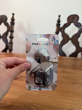 PopSocket White and Blue PopMount Vent Phone Holder